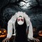 2.95-ft Motion Activated Lighted Demon Animatronic – Talking Halloween Prop Decoration